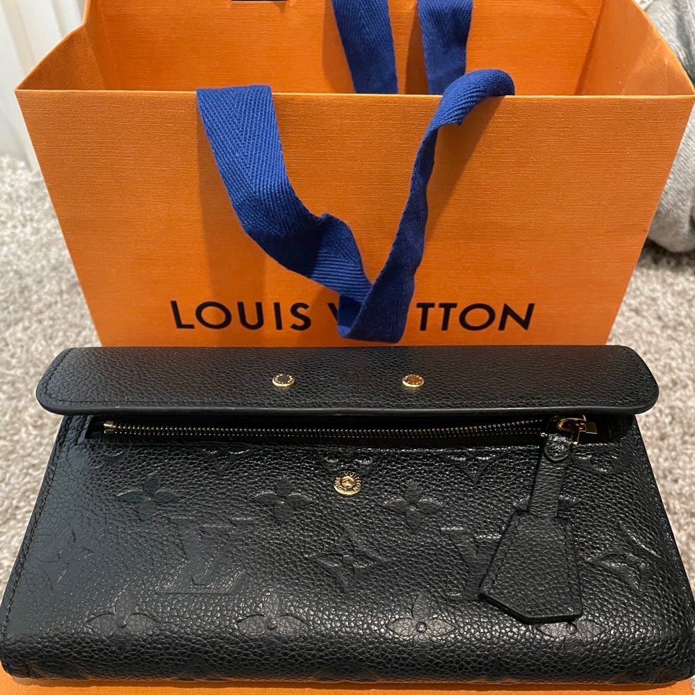 Louis Vuitton Monogram Empreinte Noir Wallet